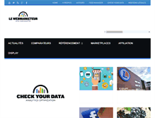 Tablet Screenshot of le-webmarketeur.com